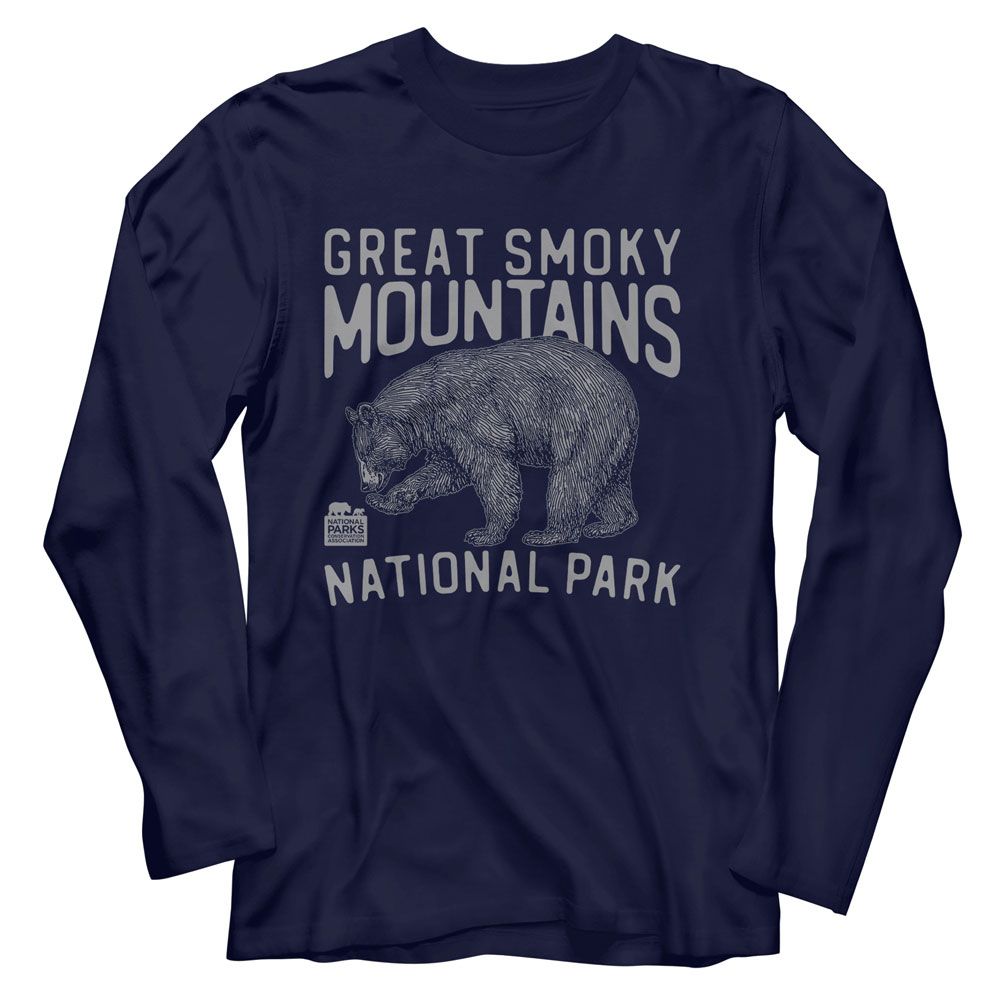 National Parks - SMNP 1940 Long Sleeve Boyfriend Tee Hoodie, Sweatshirt | CiraTrend.com