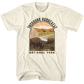 National Parks - Theodore Roosevelt Landscape Shape T-Shirt Hoodie, Sweatshirt | CiraTrend.com