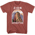 National Parks - Zion Angels Landing Boyfriend Tee Hoodie, Sweatshirt | CiraTrend.com