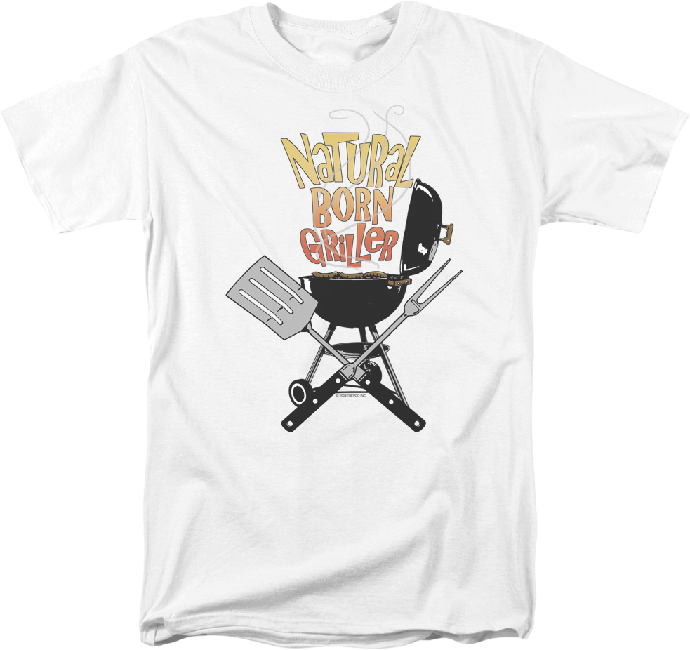 Natural Born Griller Father's Day T-Shirt Hoodie, Sweatshirt | CiraTrend.com (Image 1)