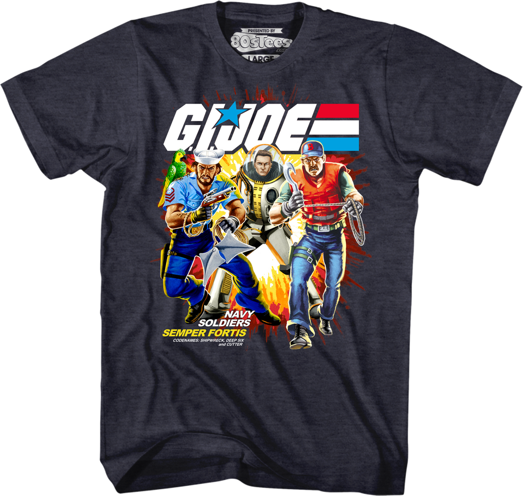 Navy Soldiers GI Joe T-Shirt Hoodie, Sweatshirt | CiraTrend.com (Image 1)