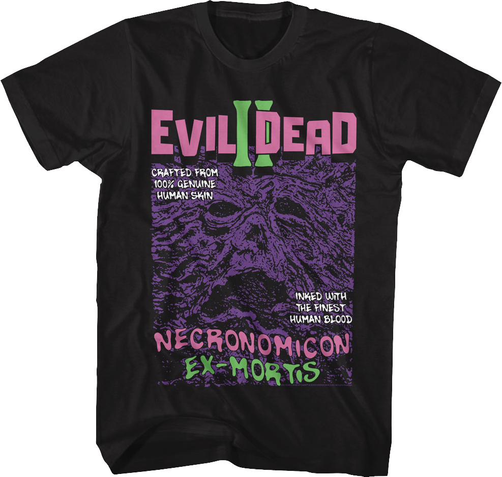 Necronomicon Ex-Mortis Evil Dead II T-Shirt Hoodie, Sweatshirt | CiraTrend.com (Image 1)