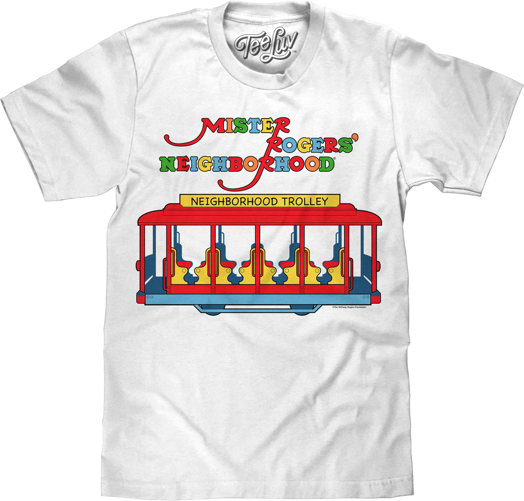 Neighborhood Trolley Mr. Rogers T-Shirt Hoodie, Sweatshirt | CiraTrend.com (Image 1)
