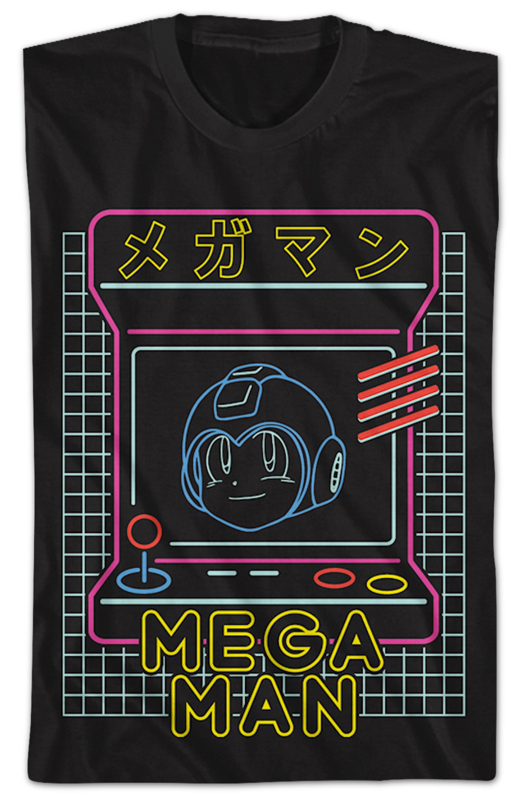 Neon Arcade Game Mega Man T-Shirt Hoodie, Sweatshirt | CiraTrend.com (Image 2)