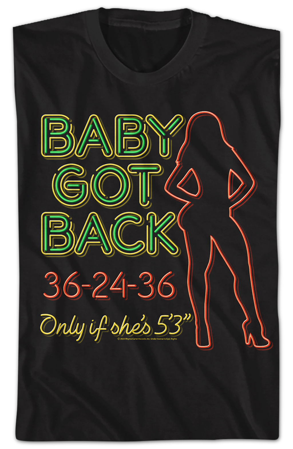 Neon Baby Got Back Sir Mix-a-Lot Shirt Hoodie, Sweatshirt | CiraTrend.com (Image 2)