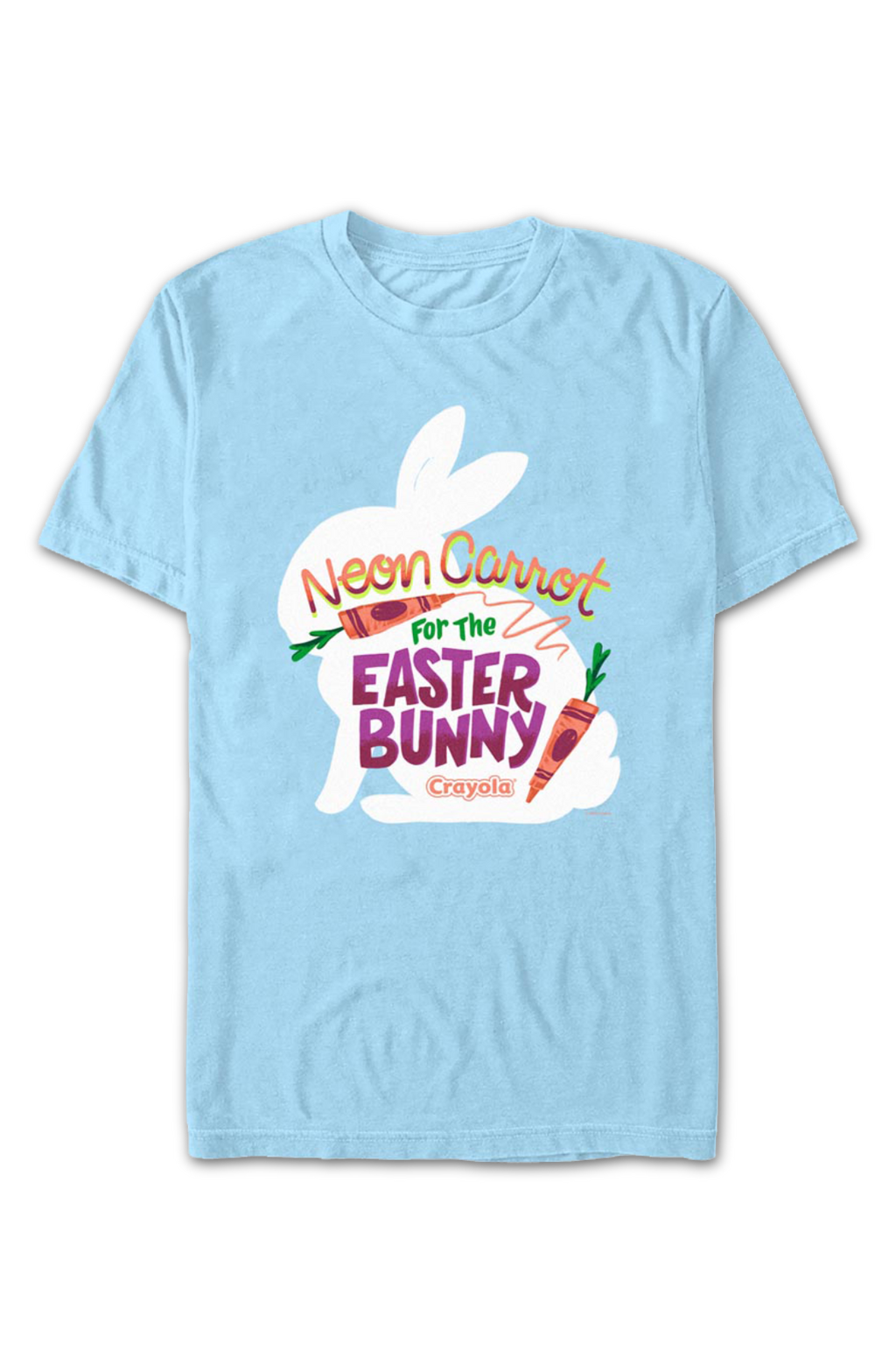 Neon Carrot For The Easter Bunny Crayola T-Shirt Hoodie, Sweatshirt | CiraTrend.com (Image 2)