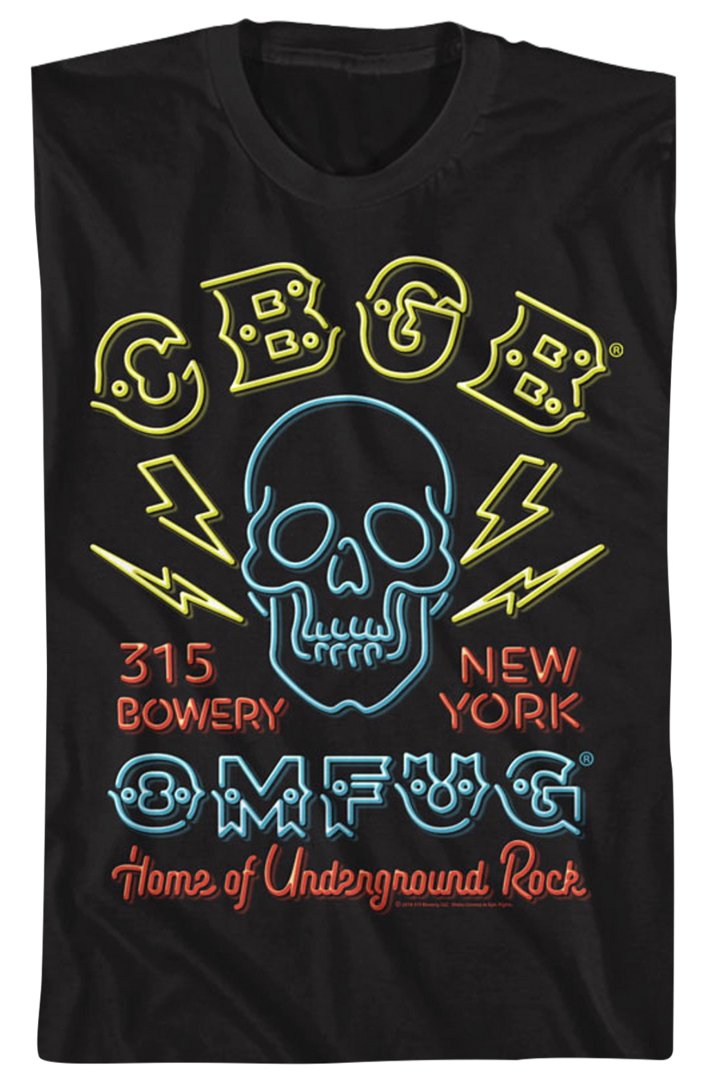 AC Neon CBGB T-Shirt Hoodie, Sweatshirt | CiraTrend.com (Image 2)