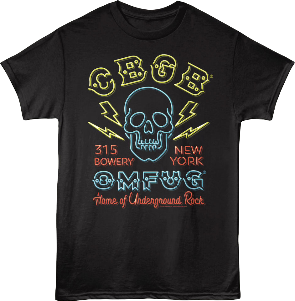 Neon CBGB T-Shirt Hoodie, Sweatshirt | CiraTrend.com (Image 1)