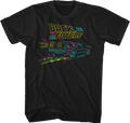 Neon DeLorean Back To The Future T-Shirt Hoodie, Sweatshirt | CiraTrend.com (Image 1)