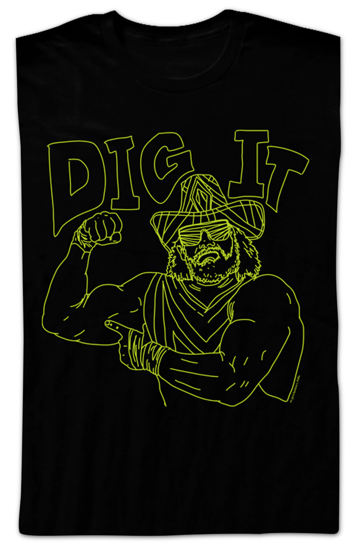 Neon Dig It Macho Man Randy Savage T-Shirt Hoodie, Sweatshirt | CiraTrend.com (Image 2)