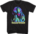 Neon Full Moon Halloween T-Shirt Hoodie, Sweatshirt | CiraTrend.com (Image 1)