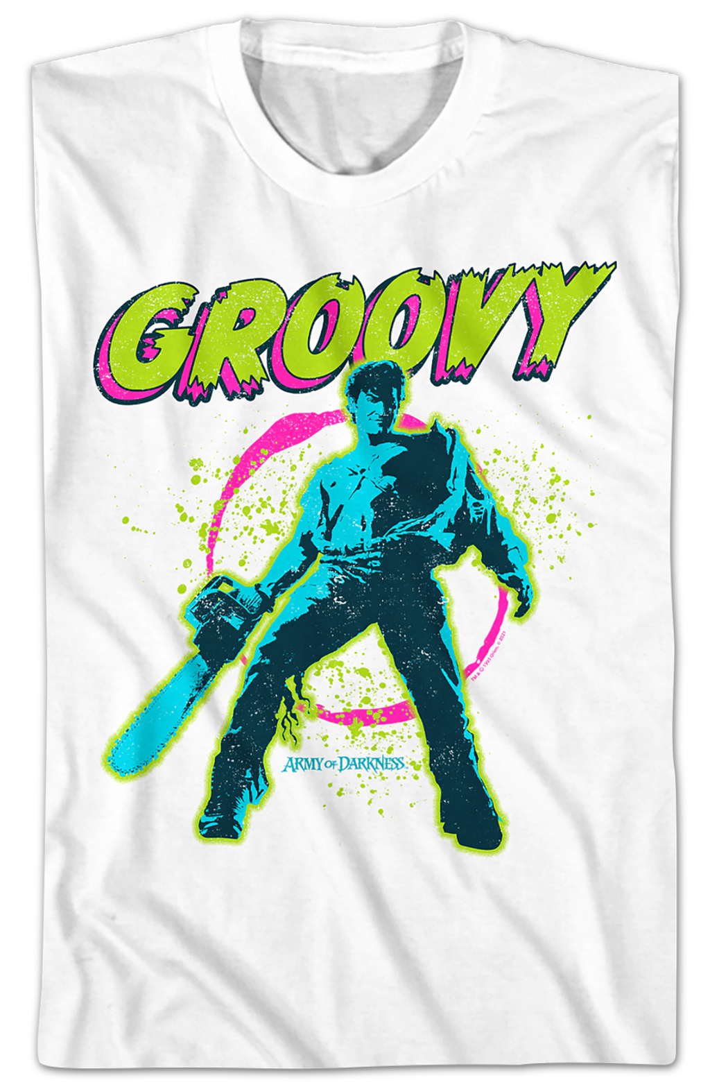 Neon Groovy Army of Darkness T-Shirt Hoodie, Sweatshirt | CiraTrend.com (Image 2)