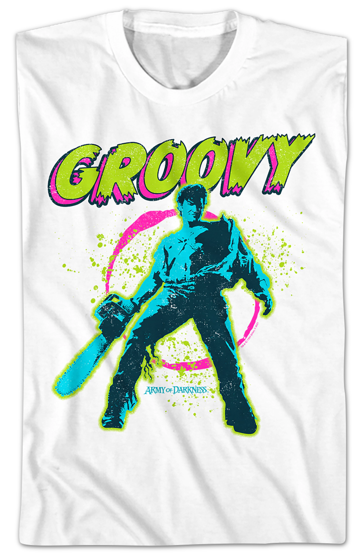 Neon Groovy Army of Darkness T-Shirt Hoodie, Sweatshirt | CiraTrend.com (Image 2)
