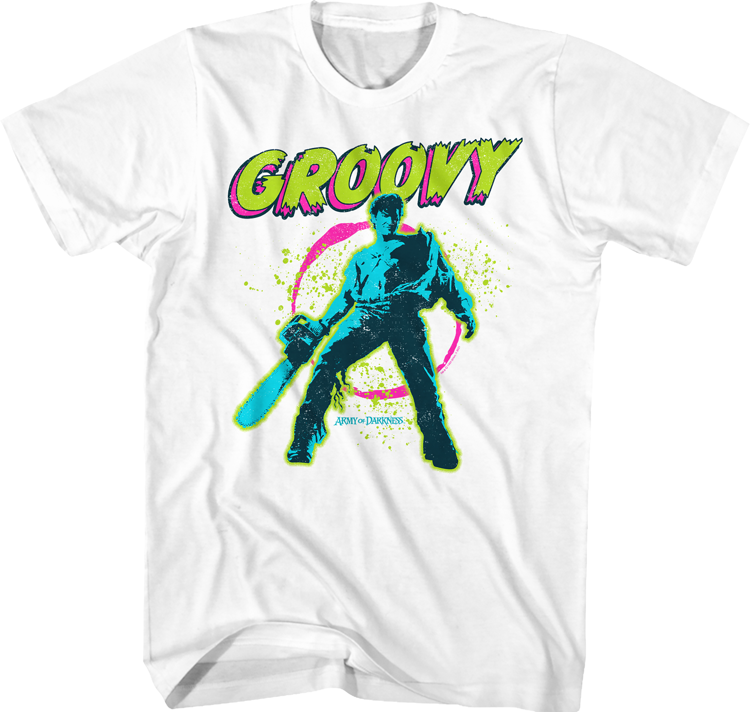 Neon Groovy Army of Darkness T-Shirt Hoodie, Sweatshirt | CiraTrend.com (Image 1)