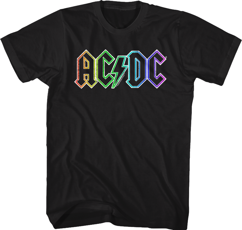 Neon Logo ACDC Shirt Hoodie, Sweatshirt | CiraTrend.com (Image 1)
