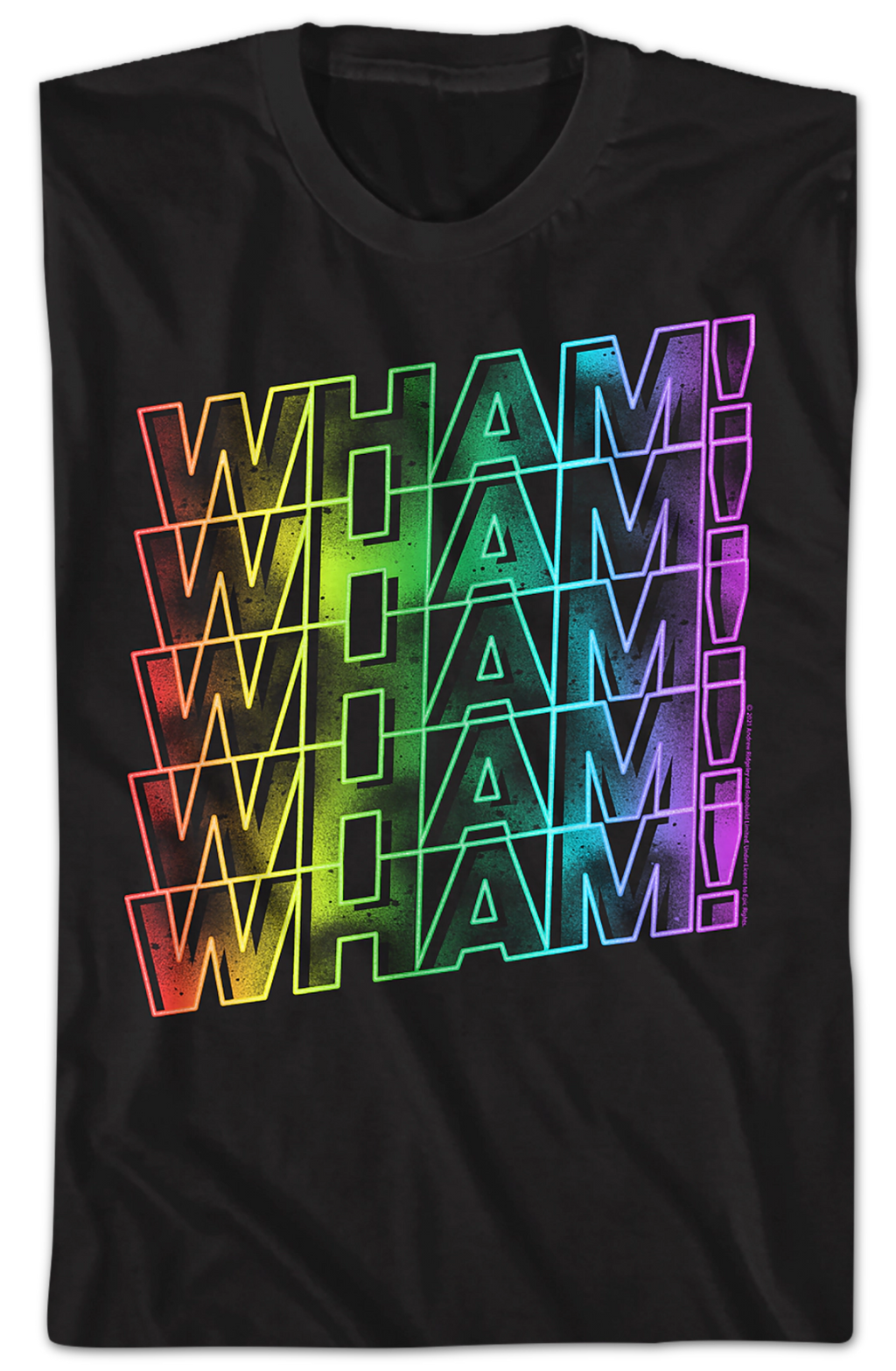 Neon Logo Wham T-Shirt Hoodie, Sweatshirt | CiraTrend.com (Image 2)