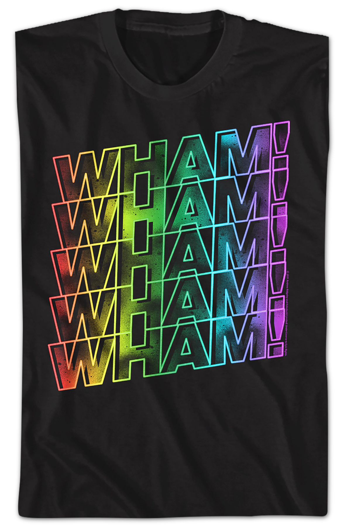 Neon Logo Wham T-Shirt Hoodie, Sweatshirt | CiraTrend.com (Image 2)