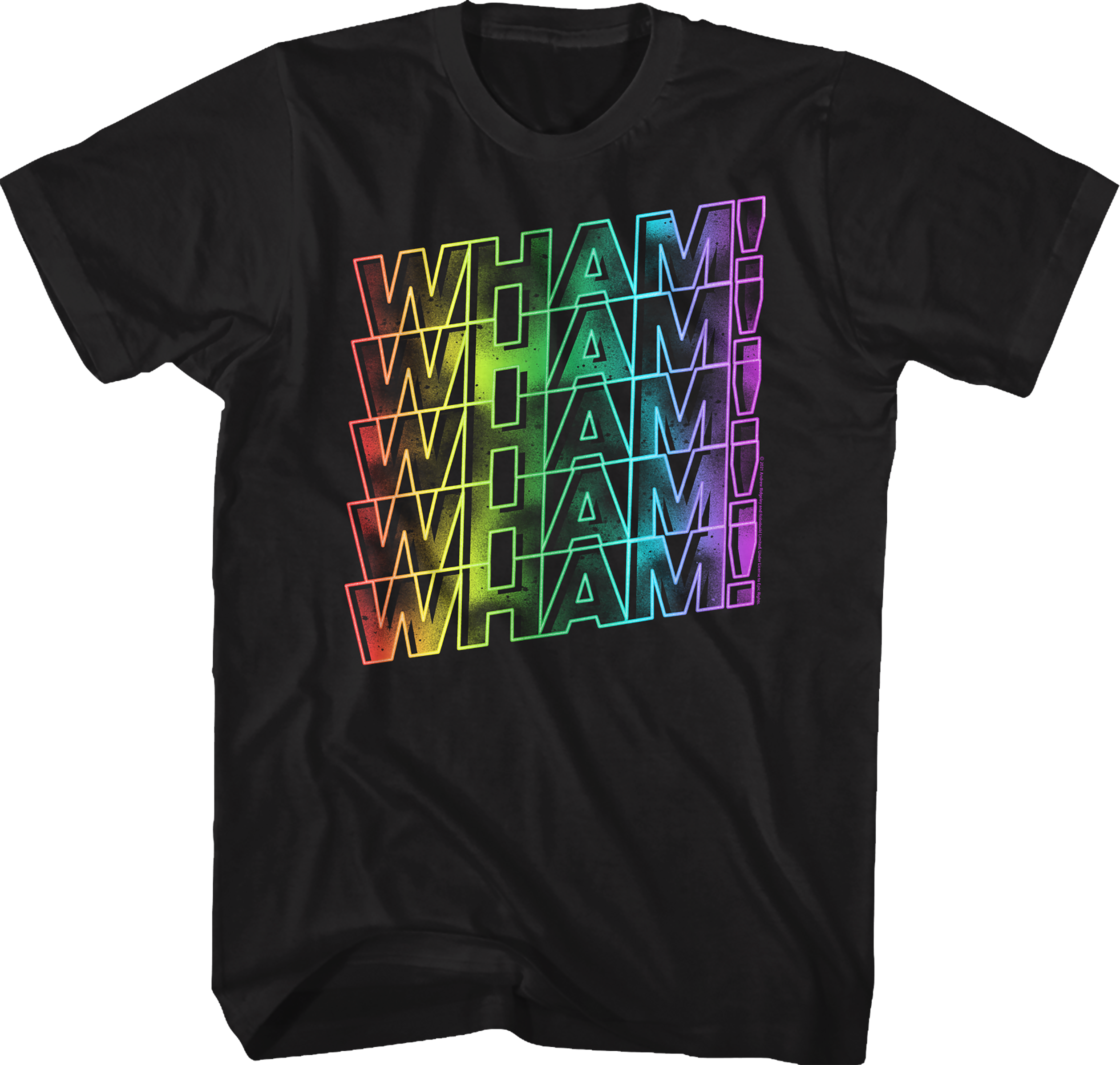 Neon Logo Wham T-Shirt Hoodie, Sweatshirt | CiraTrend.com (Image 1)