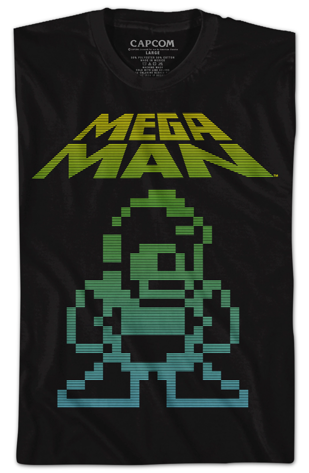 Neon Mega Man T-Shirt Hoodie, Sweatshirt | CiraTrend.com (Image 2)