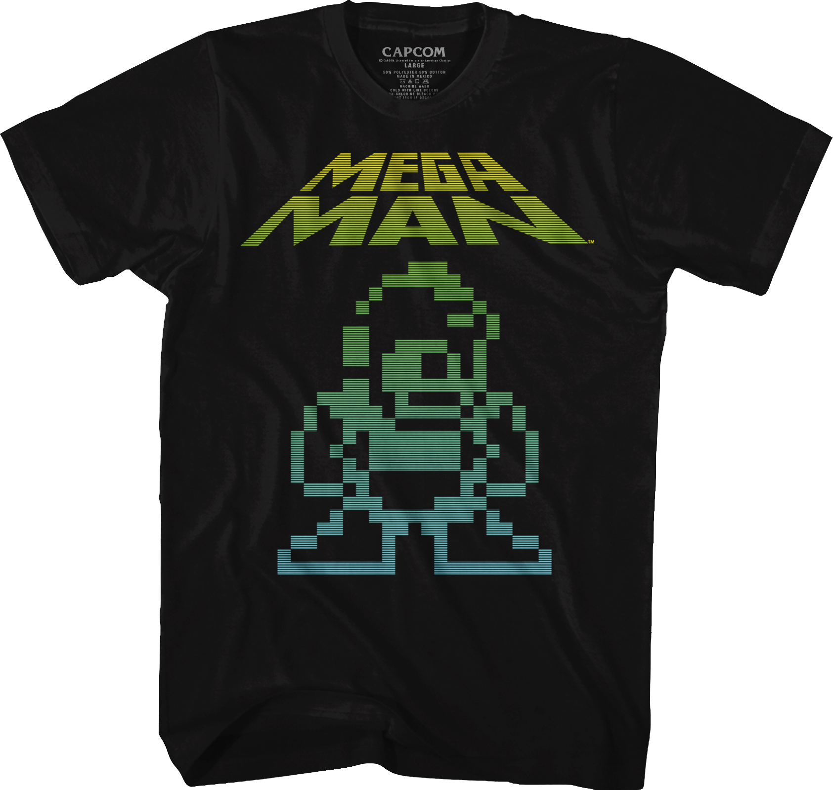 Neon Mega Man T-Shirt Hoodie, Sweatshirt | CiraTrend.com (Image 1)