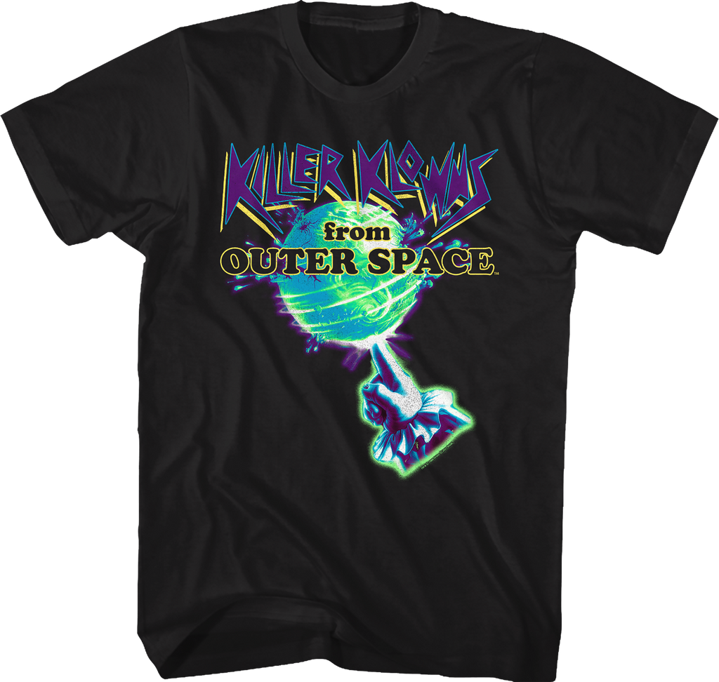Neon Poster Killer Klowns From Outer Space T-Shirt Hoodie, Sweatshirt | CiraTrend.com (Image 1)