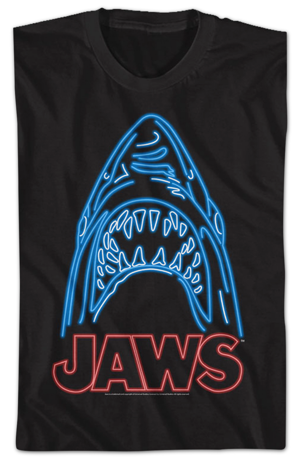 Neon Shark Jaws T-Shirt Hoodie, Sweatshirt | CiraTrend.com (Image 2)