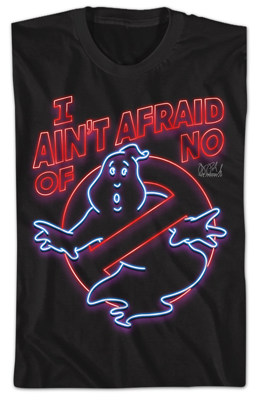 Neon Sign Ghostbusters T-Shirt Hoodie, Sweatshirt | CiraTrend.com (Image 2)
