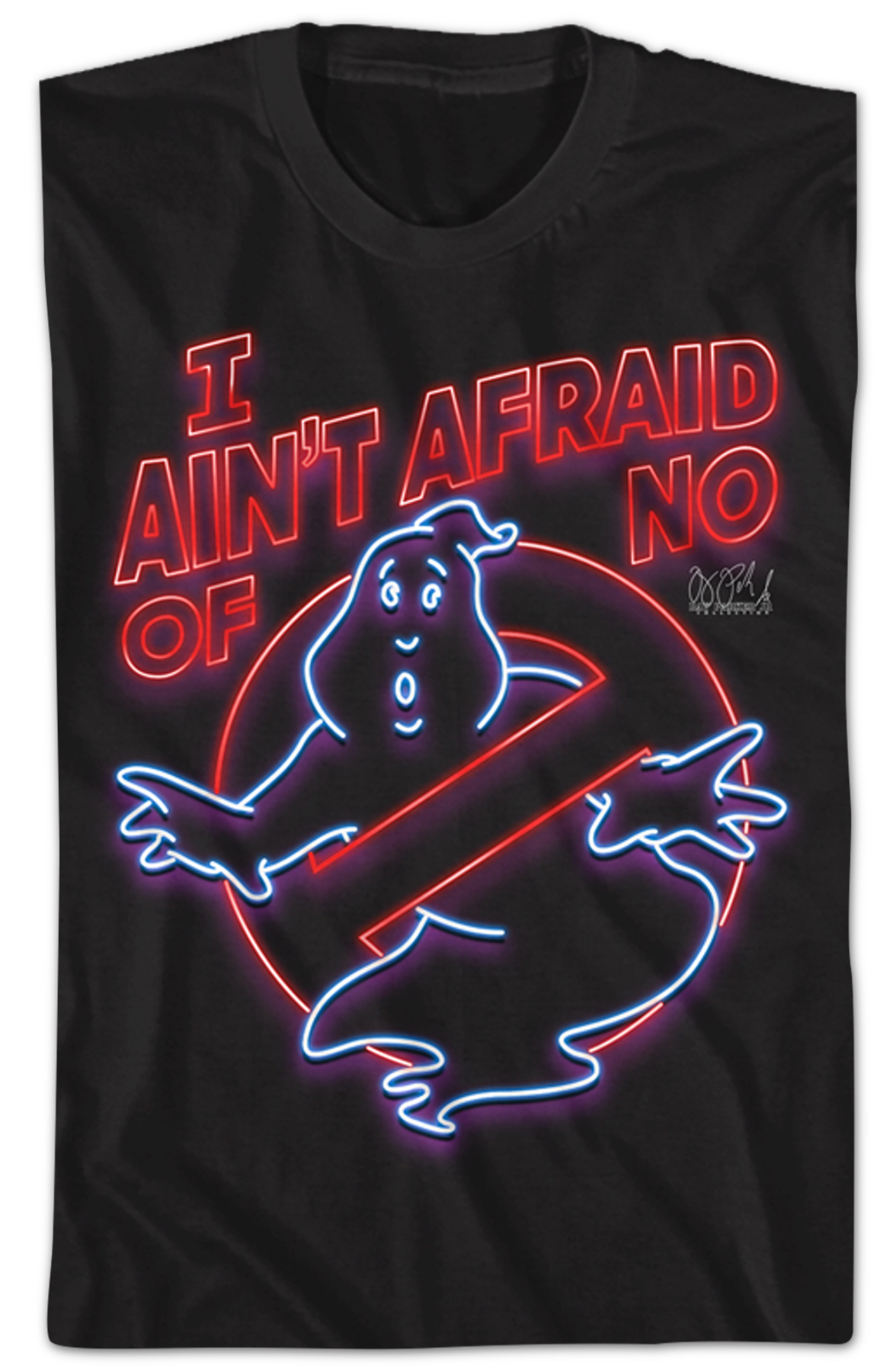 Neon Sign Ghostbusters T-Shirt Hoodie, Sweatshirt | CiraTrend.com (Image 2)