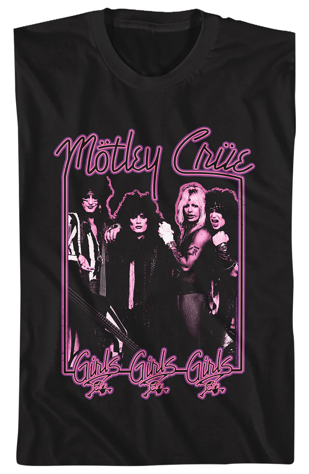 Neon Sign Girls Girls Girls Motley Crue T-Shirt Hoodie, Sweatshirt | CiraTrend.com (Image 2)