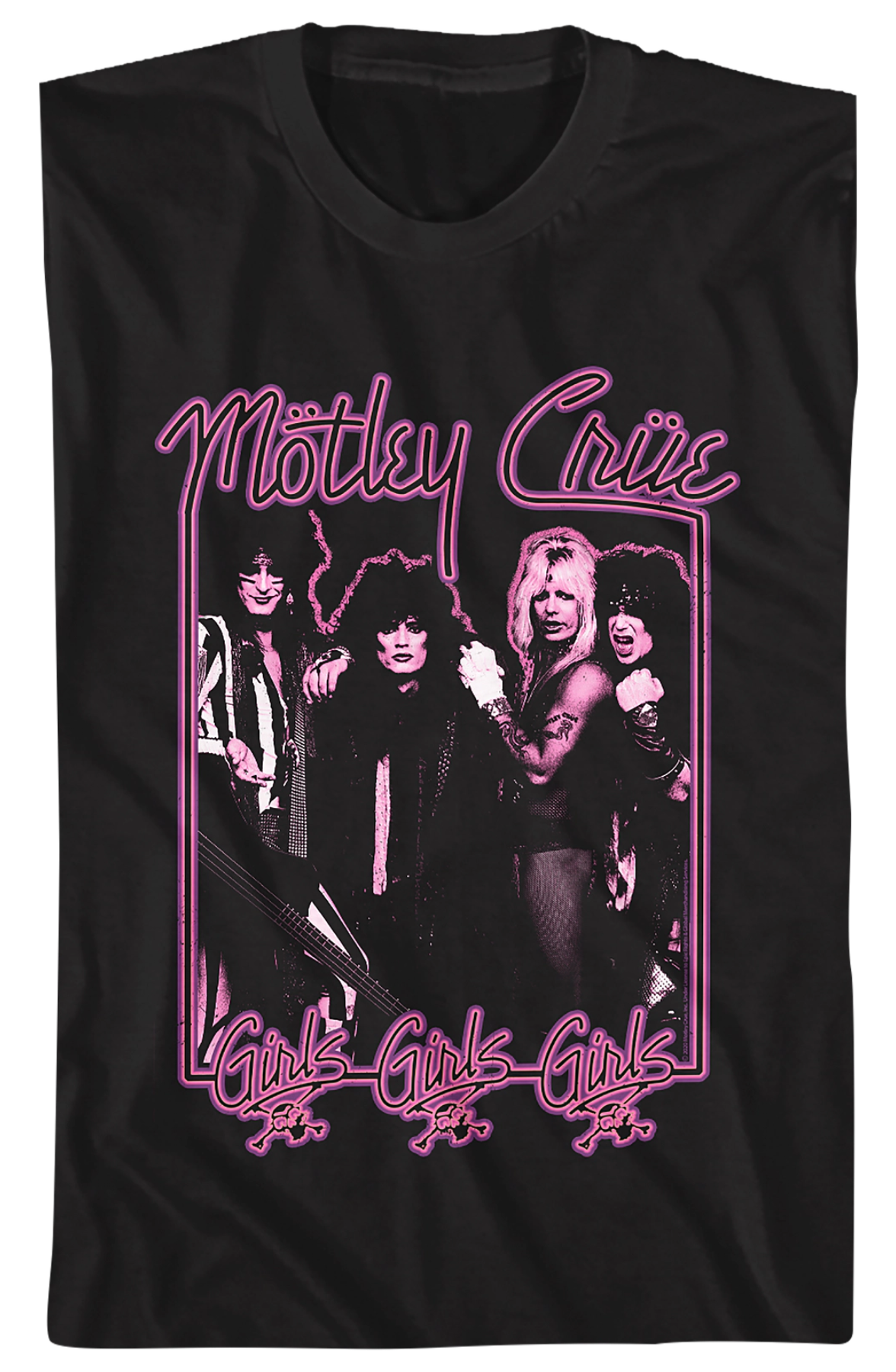 Neon Sign Girls Girls Girls Motley Crue T-Shirt Hoodie, Sweatshirt | CiraTrend.com (Image 2)