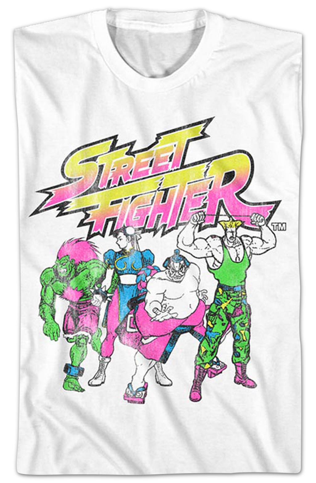 Neon Street Fighter T-Shirt Hoodie, Sweatshirt | CiraTrend.com (Image 2)