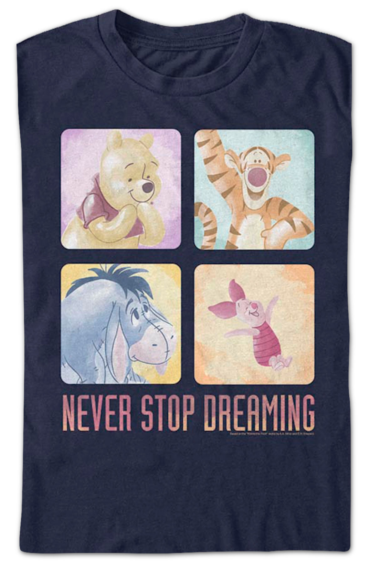 Never Stop Dreaming Winnie The Pooh T-Shirt Hoodie, Sweatshirt | CiraTrend.com (Image 2)