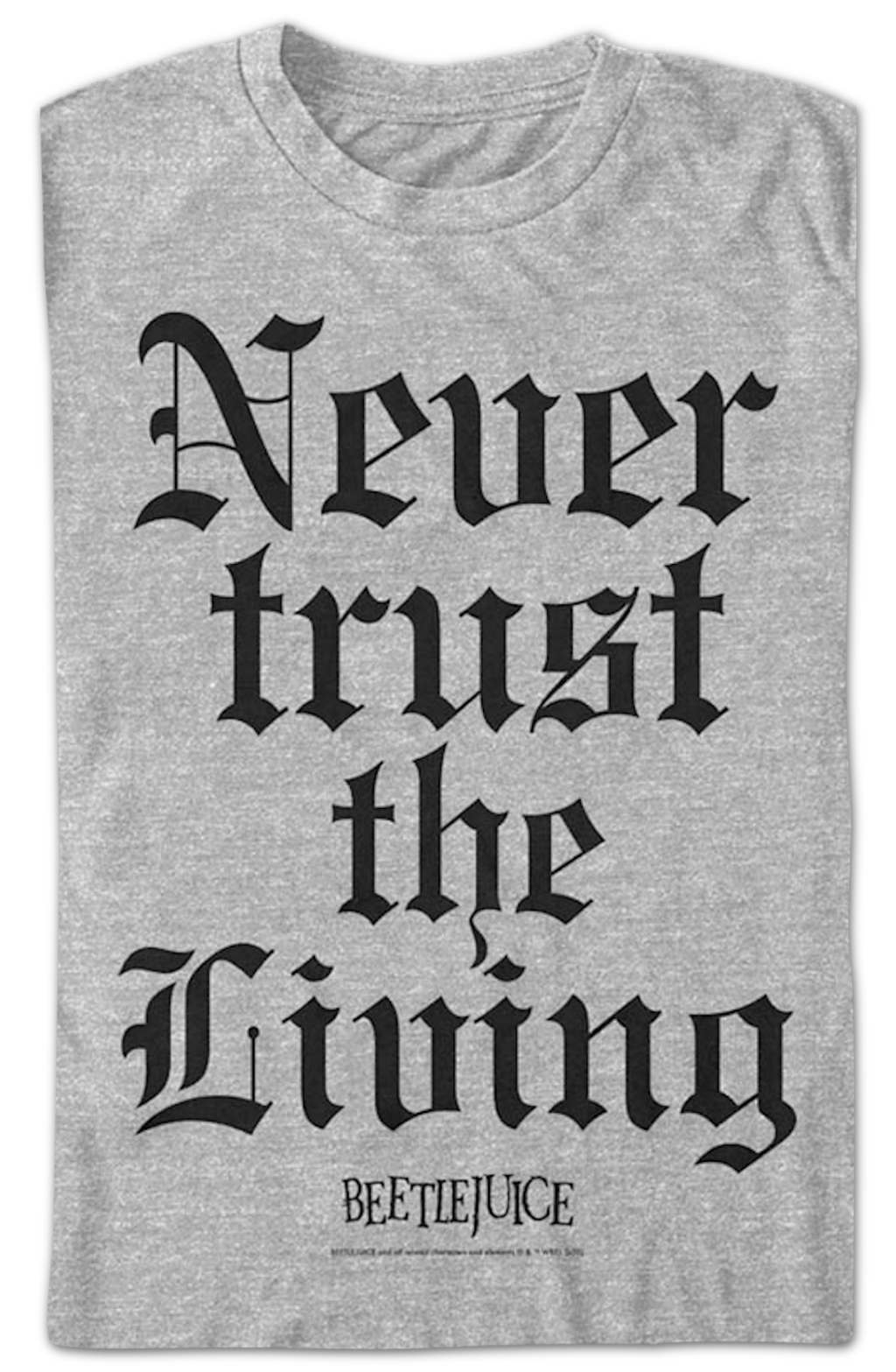 Never Trust the Living Beetlejuice T-Shirt Hoodie, Sweatshirt | CiraTrend.com (Image 2)