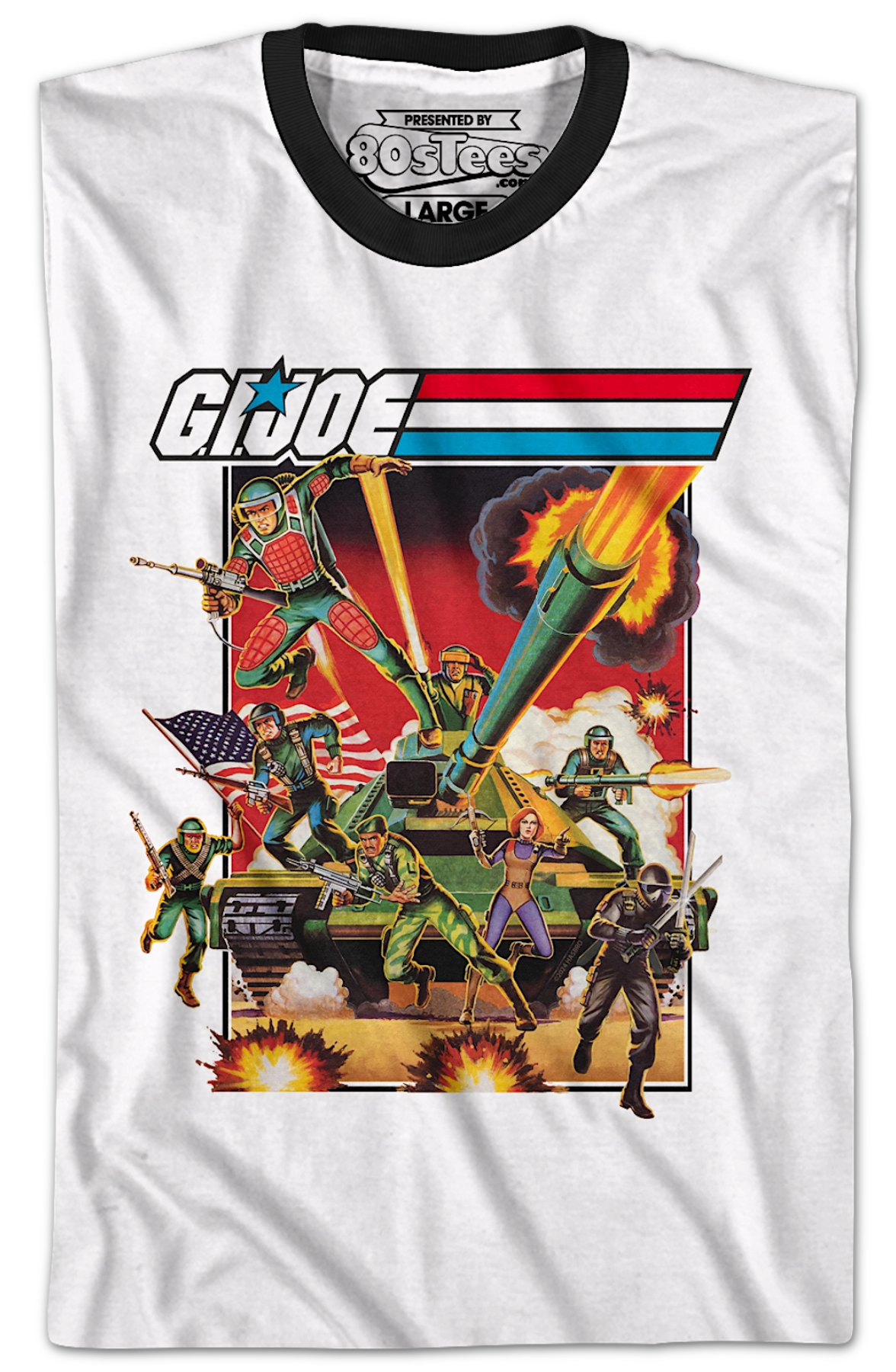 New Issue GI Joe Ringer Shirt Hoodie, Sweatshirt | CiraTrend.com (Image 2)
