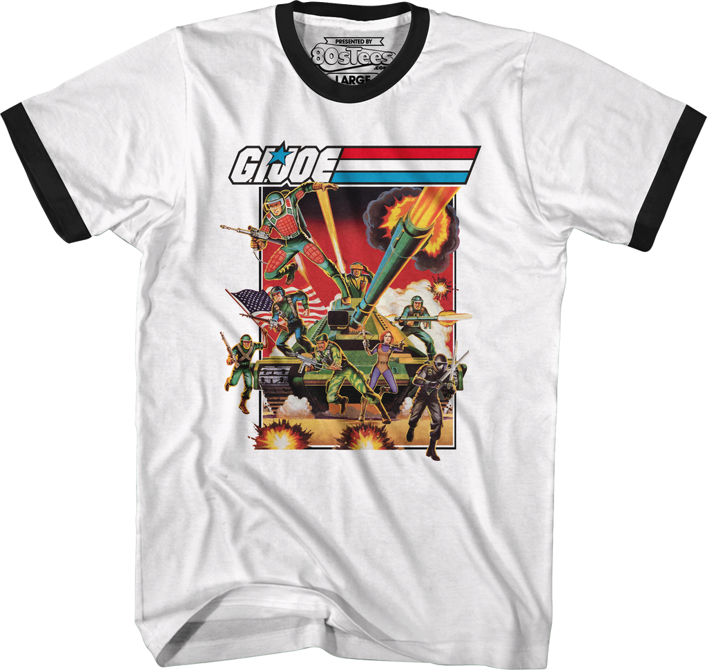 New Issue GI Joe Ringer Shirt Hoodie, Sweatshirt | CiraTrend.com (Image 1)