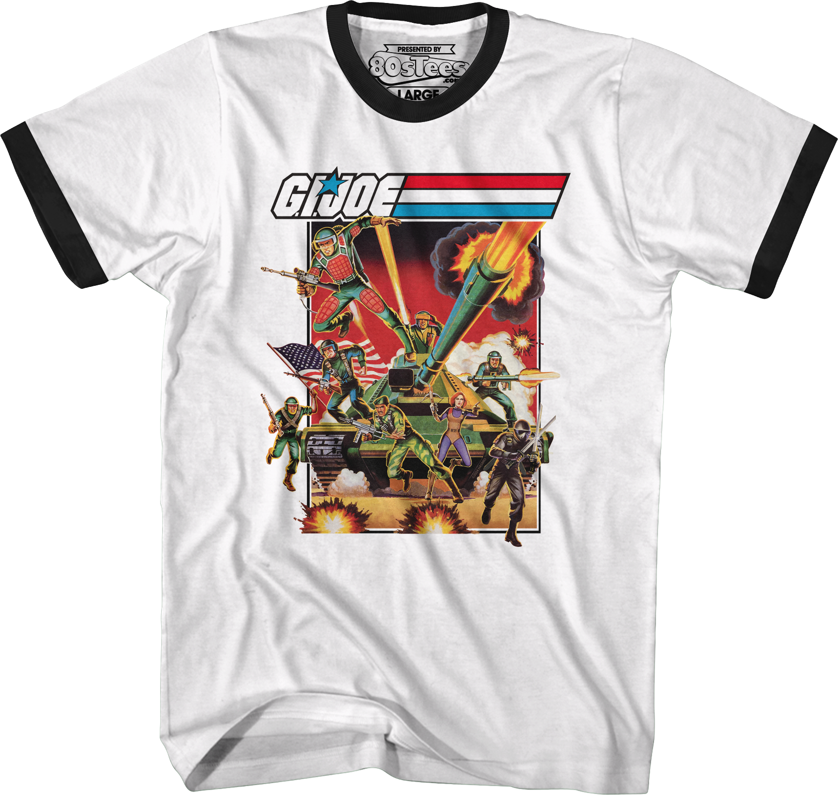 New Issue GI Joe Ringer Shirt Hoodie, Sweatshirt | CiraTrend.com (Image 1)