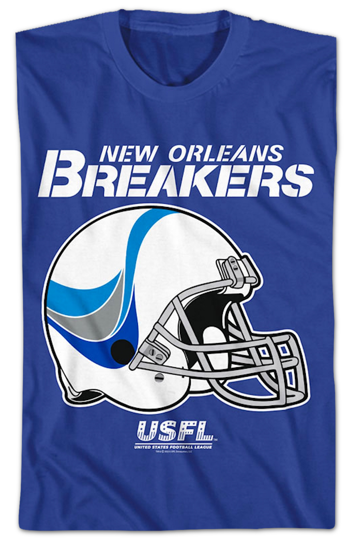 New Orleans Breakers Logo & Helmet USFL T-Shirt Hoodie, Sweatshirt | CiraTrend.com (Image 2)