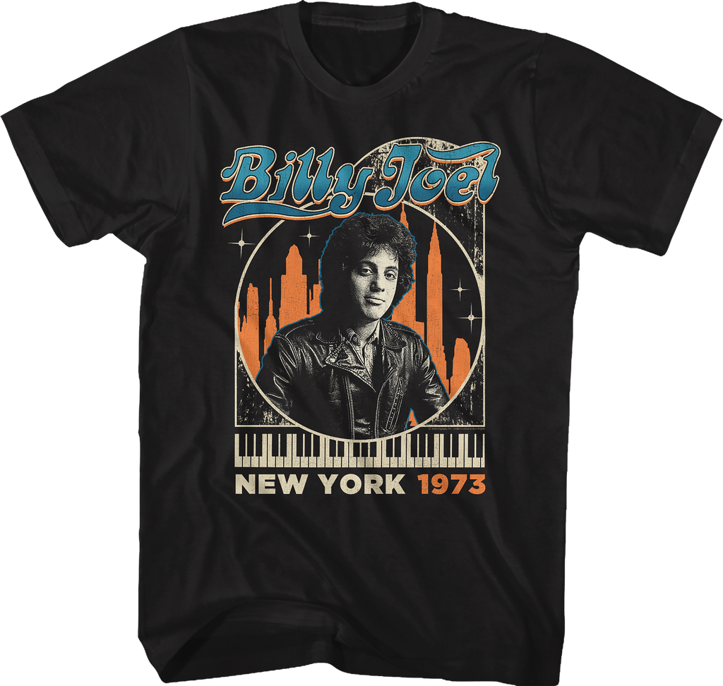 New York 1973 Billy Joel T-Shirt Hoodie, Sweatshirt | CiraTrend.com (Image 1)