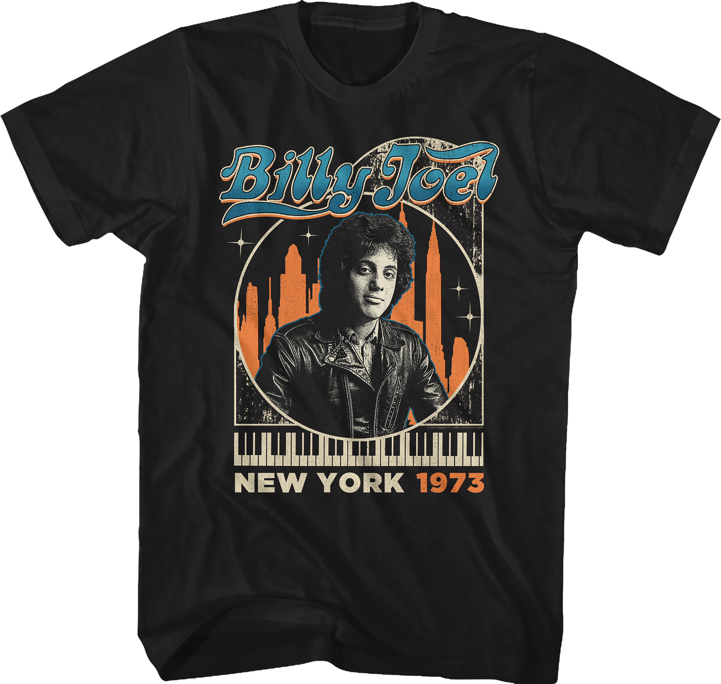 New York 1973 Billy Joel T-Shirt Hoodie, Sweatshirt | CiraTrend.com (Image 1)