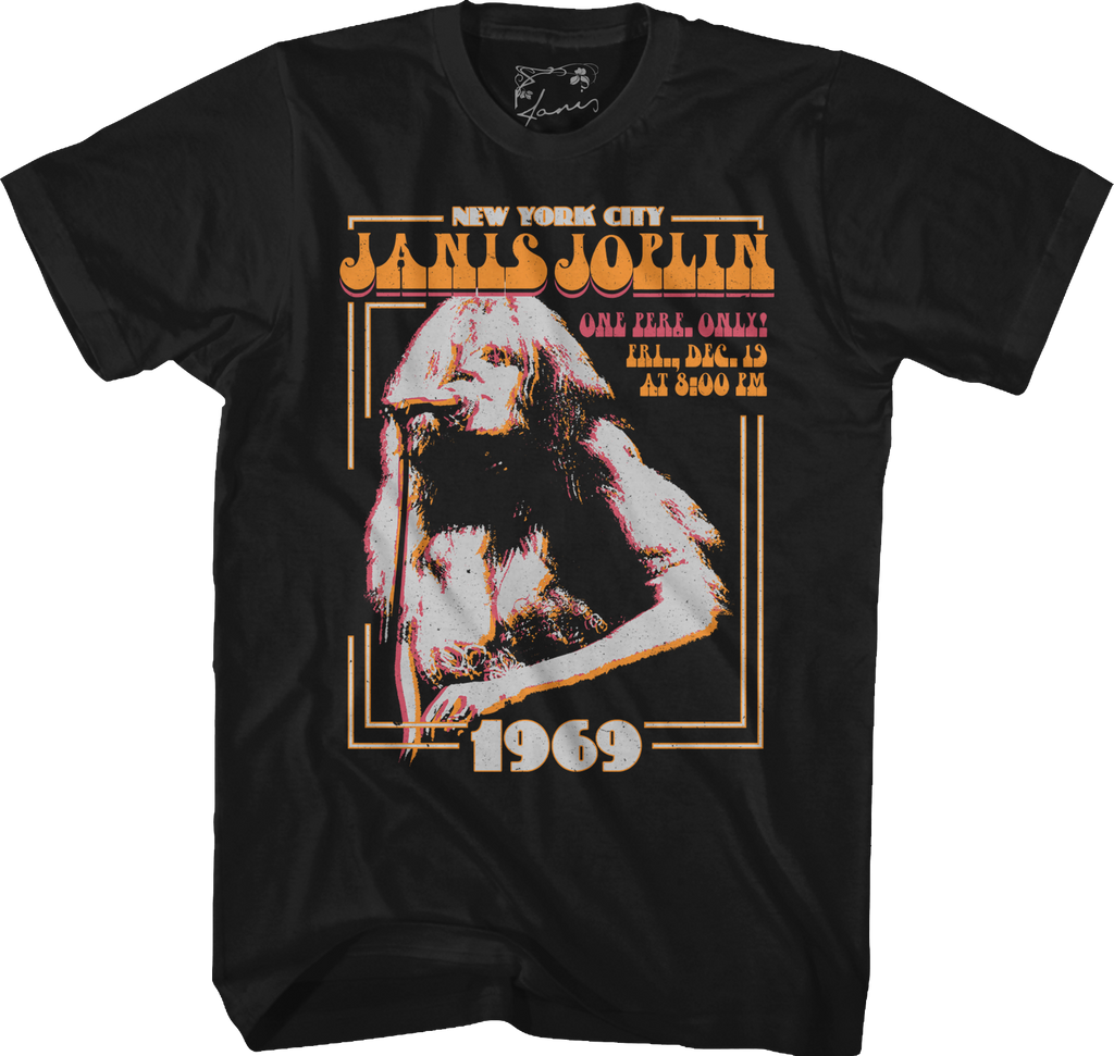 New York City Janis Joplin T-Shirt Hoodie, Sweatshirt | CiraTrend.com (Image 1)