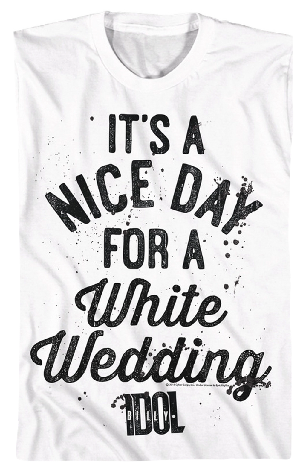 Nice Day For A White Wedding Billy Idol T-Shirt Hoodie, Sweatshirt | CiraTrend.com (Image 2)