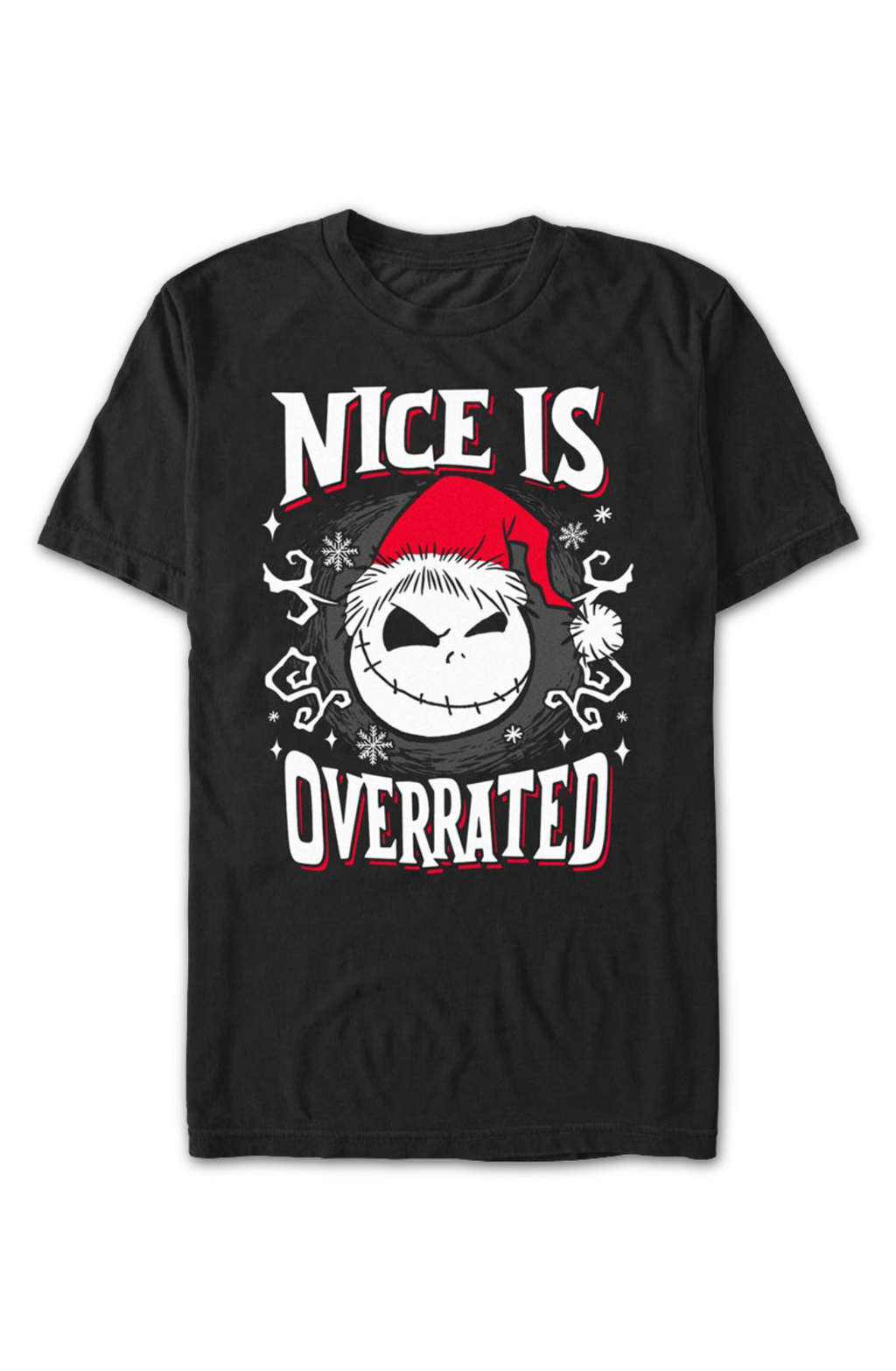 Nice Is Overrated Nightmare Before Christmas T-Shirt Hoodie, Sweatshirt | CiraTrend.com (Image 2)