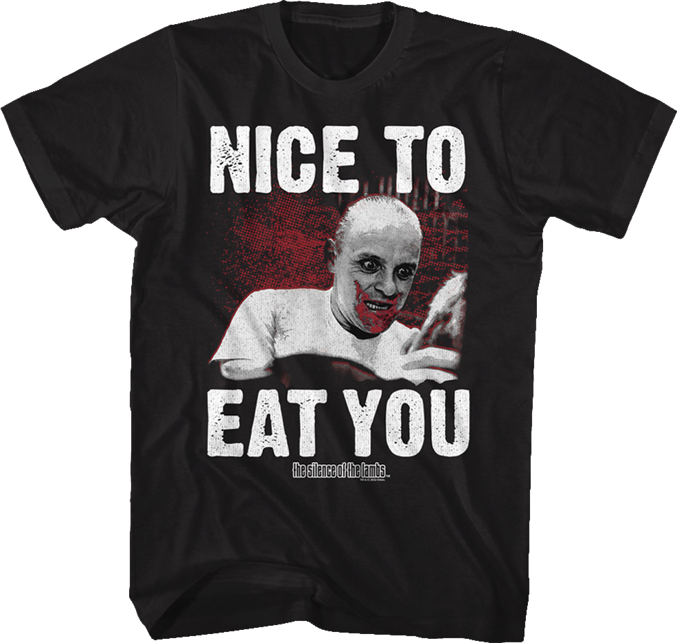 Nice to Eat You Silence of the Lambs T-Shirt Hoodie, Sweatshirt | CiraTrend.com (Image 1)