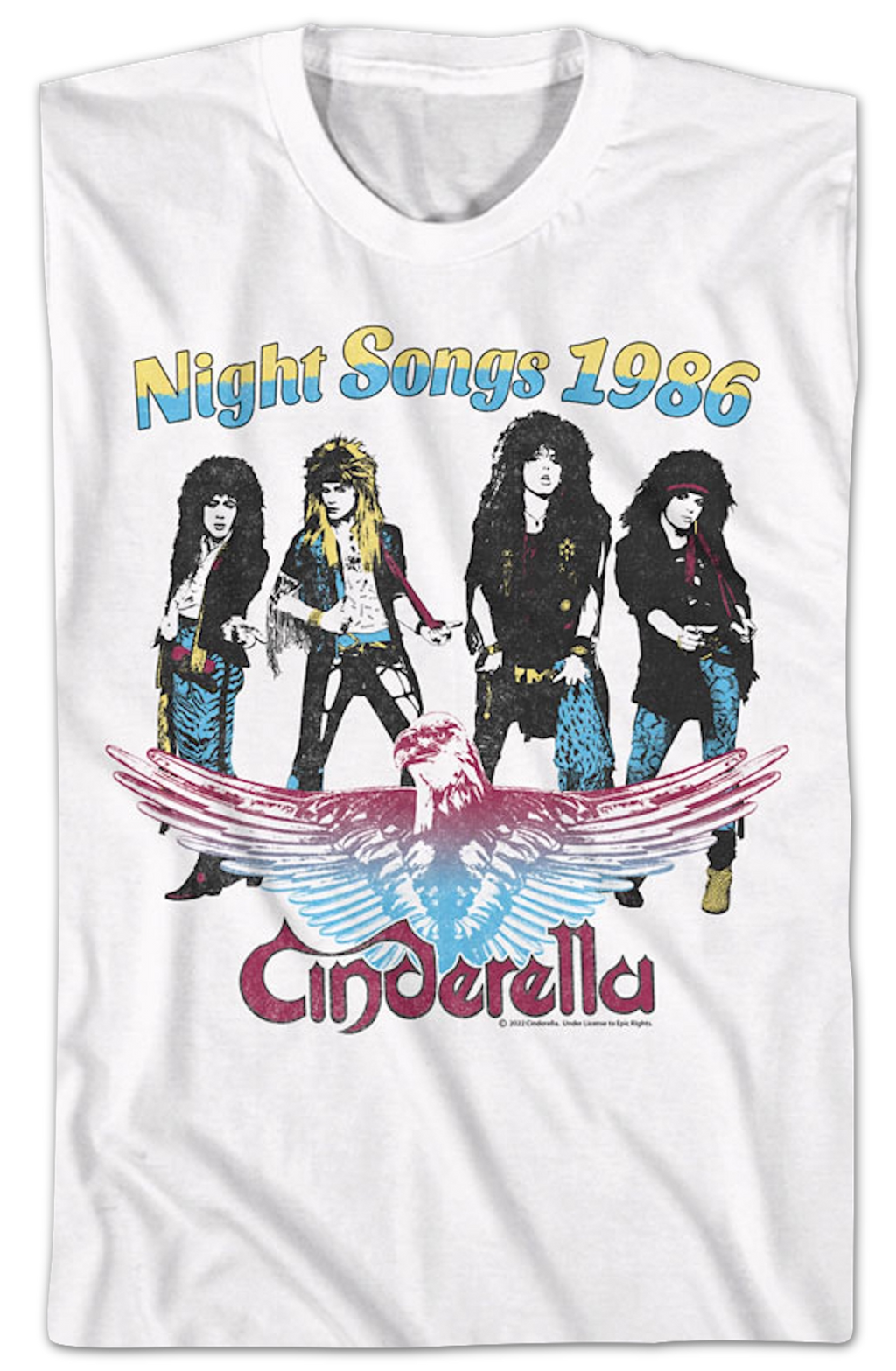Night Songs 1986 Cinderella T-Shirt Hoodie, Sweatshirt | CiraTrend.com (Image 2)
