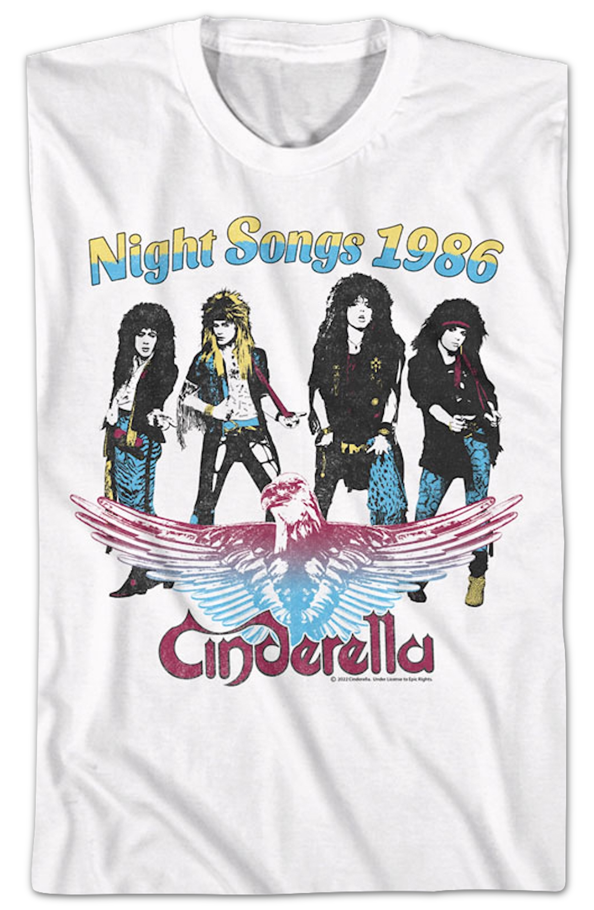 Night Songs 1986 Cinderella T-Shirt Hoodie, Sweatshirt | CiraTrend.com (Image 2)