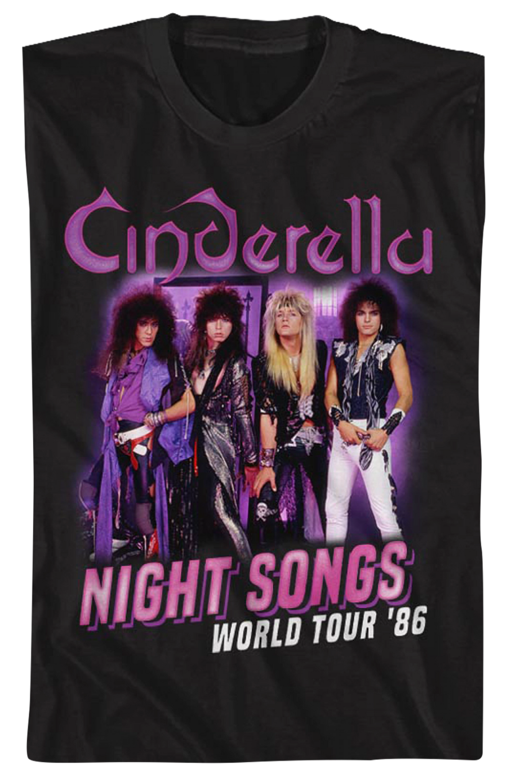 Night Songs World Tour Cinderella T-Shirt Hoodie, Sweatshirt | CiraTrend.com (Image 2)