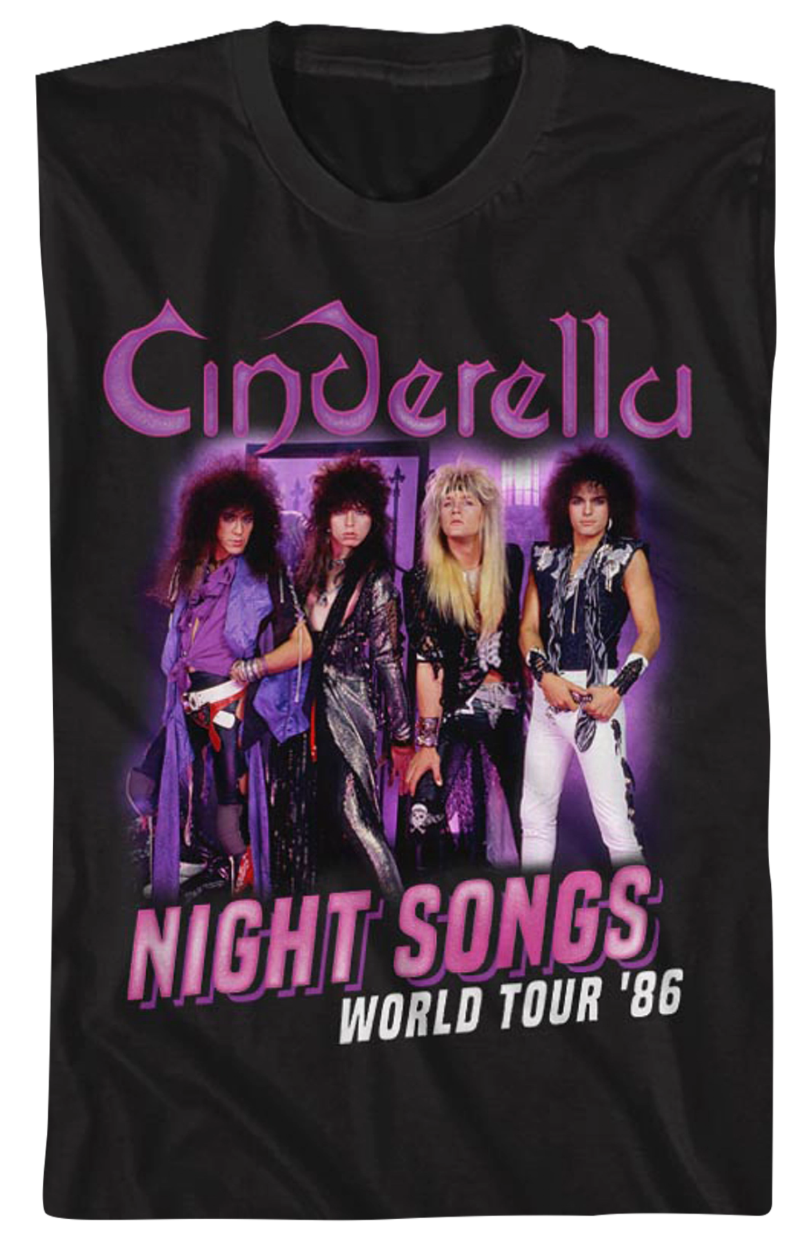 Night Songs World Tour Cinderella T-Shirt Hoodie, Sweatshirt | CiraTrend.com (Image 2)