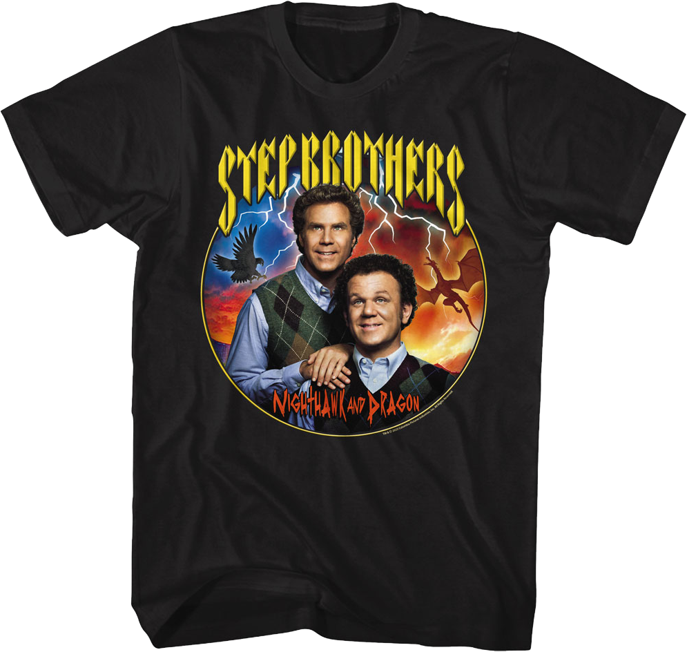Nighthawk And Dragon Step Brothers T-Shirt Hoodie, Sweatshirt | CiraTrend.com (Image 1)