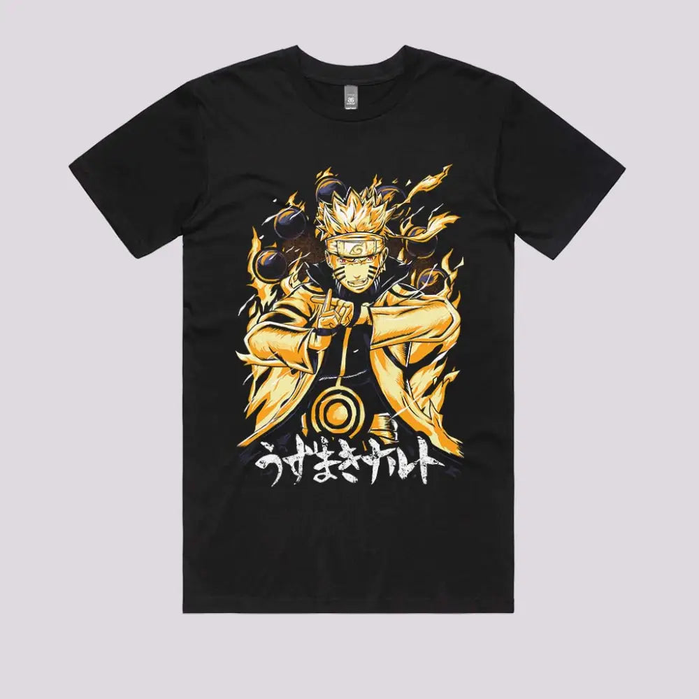 Nine Tails Chakra Mode T-Shirt Hoodie, Sweatshirt | CiraTrend.com (Image 2)