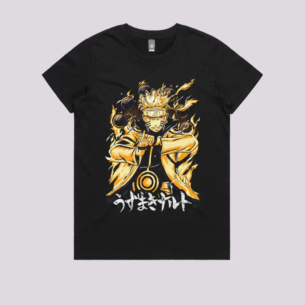 Nine Tails Chakra Mode T-Shirt Hoodie, Sweatshirt | CiraTrend.com (Image 3)